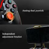 S6 draadloze Bluetooth Game Controller handvat met beugel en ontvanger voor Android / iOS / PC