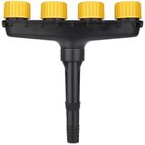 DKSSQ Tuinieren Watering Sprinkler Nozzle  Specificatie: 4 Hoofd met 1 inch / 1 2 inch-interface