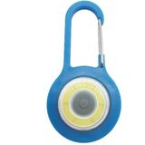 3 stks Mini Carabiner COB-zaklamp Outdoor Draagbare Sleutelhanger Nacht Vissen Licht Willekeurige Kleur Levering