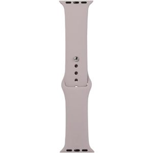 Voor Apple Watch Series 6 & SE & 5 & 4 44mm / 3 & 2 & 1 42mm Siliconen horloge vervangende band  korte sectie (vrouwelijk)(Lavendel paars)