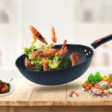 Inductiefornuis General Health Maifan Stone Wok Anti-stick Pan  Monddiameter: 32cm