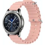 Voor Samsung Gear S3 Classic 22mm Ocean Style siliconen effen kleur horlogeband