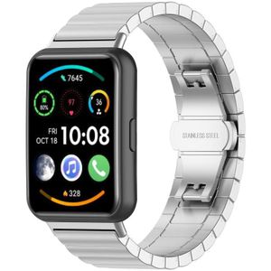 Voor Huawei Watch Fit 2 One-kraal metalen roestvrijstalen horlogeband