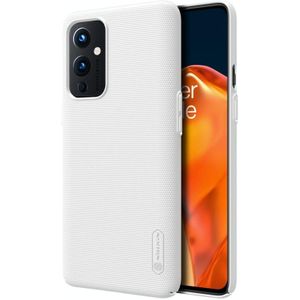Voor OnePlus 9 (IN / CN-versie) NILLKIN Frosted Concave-convex Texture PC Protective Case (Wit)