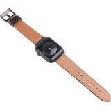 Inkt Schilderij Lederen Vervanging Strap Horlogeband voor Apple Watch Series 6 & SE & 5 & 4 40 MM / 3 & 2 & 1 38mm