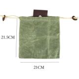 MSD-1 Camping Outdoor Foraging Bag Fruit Picking Bag Taille Opknoping Tooltas (Bruin)