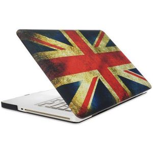 MacBook Pro 15.4 inch Retro UK vlag patroon hard Kunststof Hoesje / Case