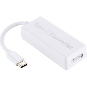 65W 5-pinmagsafe-serie naar USB-C / Type-C-converter voor MacBook (wit)
