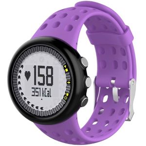 Siliconen Male vervangende polsband voor SUUNTO M1/M2/M4/M5 (paars)