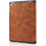 Voor iPad 9 7 inch DG. MING See Series Horizontale Flip Lederen Kast met houder & penhouder(Bruin)