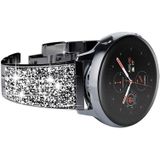 Voor Garmin Venu / Suunto 3 Fitness 20mm Universele Roestvrij Staal Metalen Vervanging Horlogeband (Zwart)