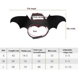 2 stks Huisdier Halloween Borstband Hond Kat Print Bat Wings Ropes Grappige Kostuums  Grootte: L (Bell)