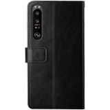 Voor Sony Xperia 5 III Y Stikselen Horizontale Flip Lederen Telefoonhoesje Met Houder & Card Slots & Portemonnee & Fotolijst (Zwart)