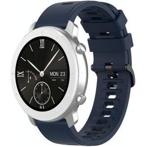 Voor Amazfit GTR silicone Smart horloge vervangende riem armband  grootte: 20mm (donkerblauw)