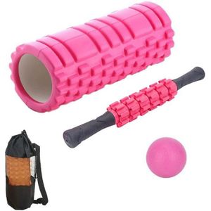 33cm 4 stks/set EVA Hollow Foam Roller Spier Ontspanning Roller Yoga Kolom Set Fitnessapparatuur