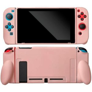 Voor Nintendo Switch Pure Color Shockproof TPU Case (Pink)