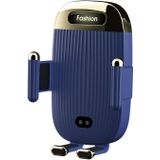 S18 15W Auto Draadloze oplader Telefoonhouder  Kleur: Blauw met zuignapbeugel