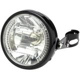 Motorfiets 7 inch LED-koplamp Angel Ring stuurfunctie met beugel (schokdemper diameter 35-43 mm)