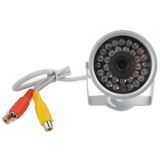1/3 CMOS kleur 380TVL 30 LED Mini waterdichte camera (zilver)
