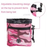 Multifunctionele Pet Training Camouflage Snacks Bag Portable Dog Walking Belt Bag (zwart wit)