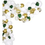 White Gold Party Thema Ballon Garland Set Verjaardag Bruiloft Decoratie Balloon Set