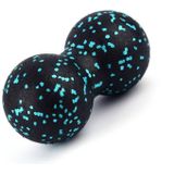 EVA Peanut Vorm Yoga Ball Massage Loosen Up Muscle Fascia Ball (Black Blue)