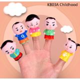Kinderen Vroeg onderwijs Vingerpop Set Dier Ouder-Kind Interactief Poppenspeeltje (KB03A Kindertijd)