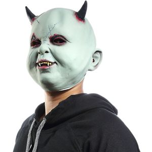 Halloween Festival partij Latex duivel Vampire bang masker hoofddeksels