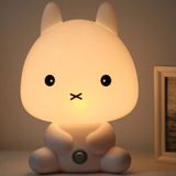 Baby slaapkamer lampen nacht Cartoon huisdieren Pvc Plastic slapen geleid Kid Lamp lamp rabbit(US)