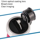 10x HD Optical Glass Lens Diamond GIA Waist Code Professional Jewelry Waist Edge Code Appraisal Vergrootglas  Kleur Random Deilvery