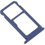 SIM-kaart lade + SIM-kaart lade / Micro SD-kaart lade voor Nokia 7.1 / TA-1100 TA-1096 TA-1095 TA-1085 TA-1097 (Blauw)