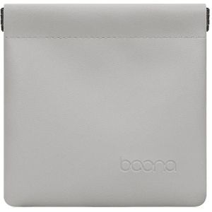 2 stks Baona Oortelefoon Data Kabel Opbergtas Mini Draagbare U Disk Oortelefoon Tas  Grootte: Groot (Grijs)