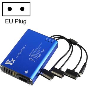 Voor DJI Phantom 4 Pro Advanced+ Charger 4 in 1 Hub Intelligent Battery Controller Charger  Plug Type:EU Plug