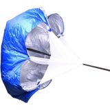 Krachttraining met Fitness paraplu snelheid boren Wind lucht weerstand sterkte opleiding Parachute Umbrella(Blue)