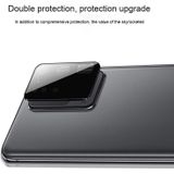 Voor Galaxy S20 0 3 mm titanium legering glas camera achterlens protector tempered glass film (roze)