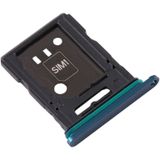 SIM-kaart lade + SIM-kaart lade/micro SD-kaart lade voor OPPO Reno 10x zoom (blauw)