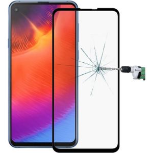 9u 9D volledig scherm getemperd glas screen protector voor Galaxy A9 Pro 2019 (zwart)