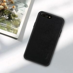 Doek  MOFI anti-slip PC + TPU Case voor iPhone 8 Plus & 7 Plus(Black)