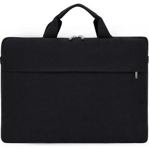 Draagbare notebooktas Multifunctionele Waterdichte en slijtvaste Single Shoulder Computer Bag  Grootte: 14 Inch (Zwart)