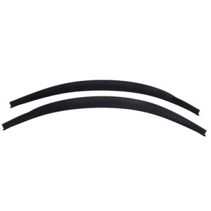 2 STUKS Auto Stickers Rubber Ronde Arc Strips Universele Wielkasten Wiel Wenkbrauw Sticker Sticker Auto-covers  Maat: 45 x 2 cm