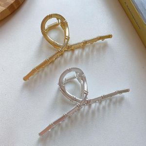 2 PCS All-Match Plate Hairpin Haaraccessoires Random Color Delivery  Style:Bamboo
