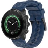 Voor Suunto Spartan Sport Pols HR Baro 24mm voetbalpatroon Siliconen Solid Color Watch Band