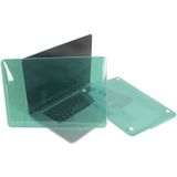 MacBook Pro Retina 15.4 inch Kristal structuur hard Kunststof Hoesje / Case (groen)