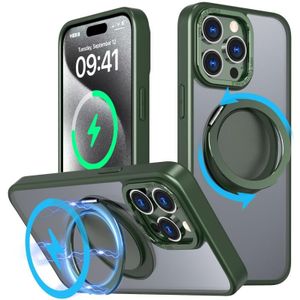 Voor iPhone 15 Pro Max 360 graden draaibare MagSafe magnetische houder telefoonhoesje