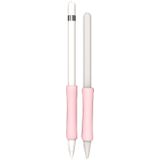 Stylus Touch Pen Siliconen Beschermkap voor Apple Potlood 1/2 (Pink)