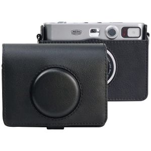 Retro Full Body Camera PU lederen tas met riem voor Fujifilm Instax Mini Evo