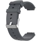 Voor Huami Amazfit Siliconen horlogeband & Just Buckle (Grijs)