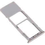 SIM-kaartlade + Micro SD-kaartlade voor Galaxy A20 A30 A50 (Zilver)