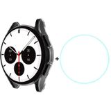 Voor Samsung Galaxy Watch4 Classic 42mm ENKAY Hat-Prince Full Coverage Transparant Soft Case TPU HD Clear Cover + Tempered Glass Protector