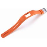 Voor Garmin Vivofit 4 Gloss & Color Gentegreerde siliconen band(Oranje)